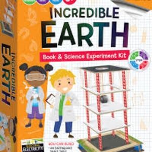 Incredible Earth Book and Science Experiments Kit NIB